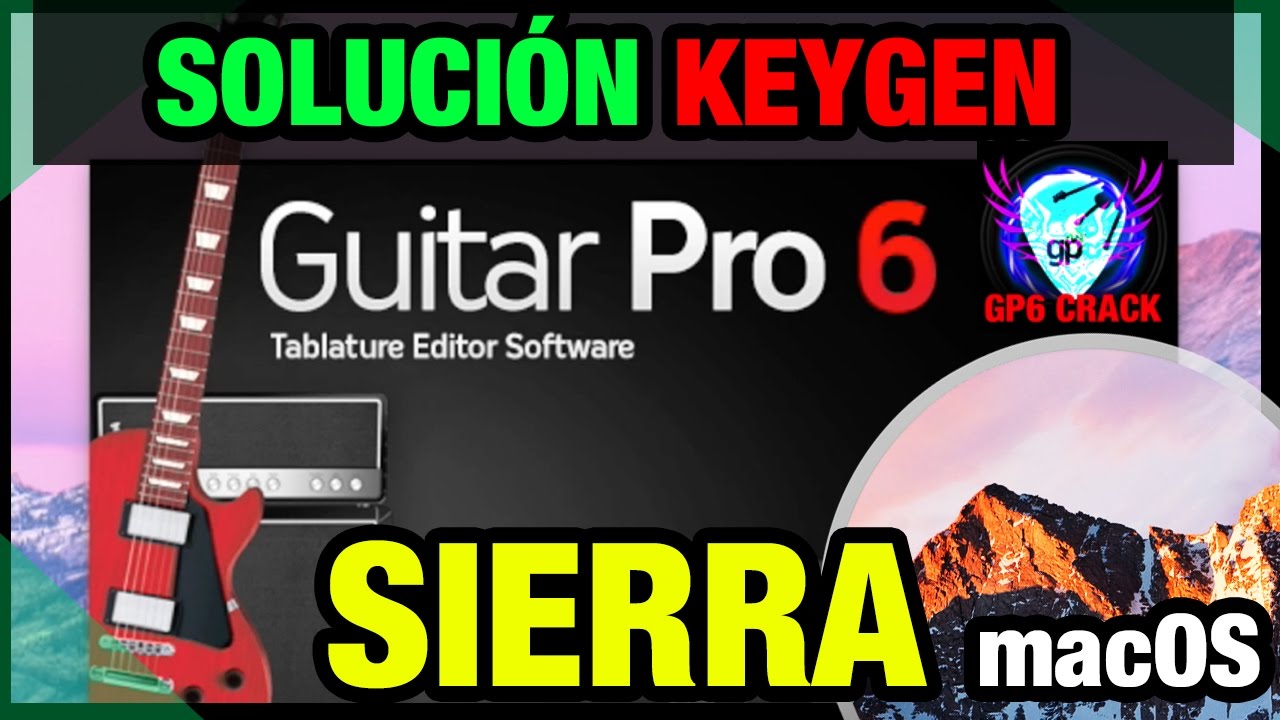 guitar pro 6 keygen mac sierra